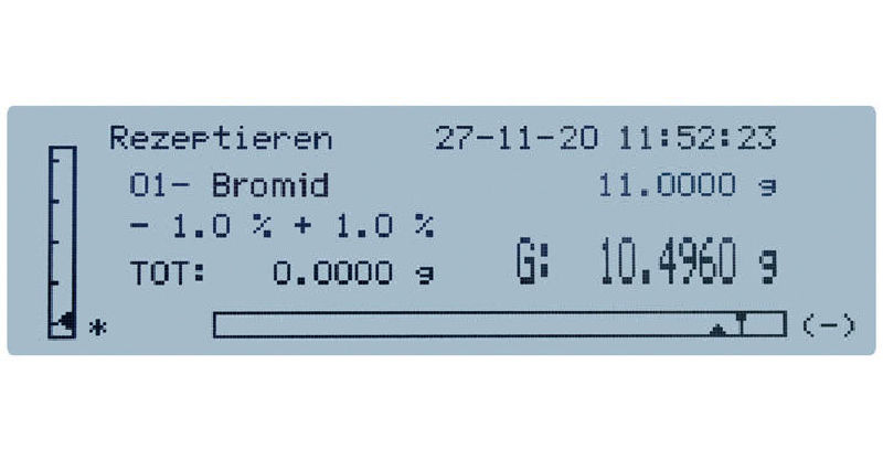 Váha presná Kern PLJ 1200-3A